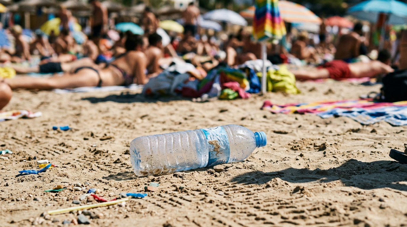 Överfulla stränder och rekordhetta: Mallorca dignar under sommartrycket