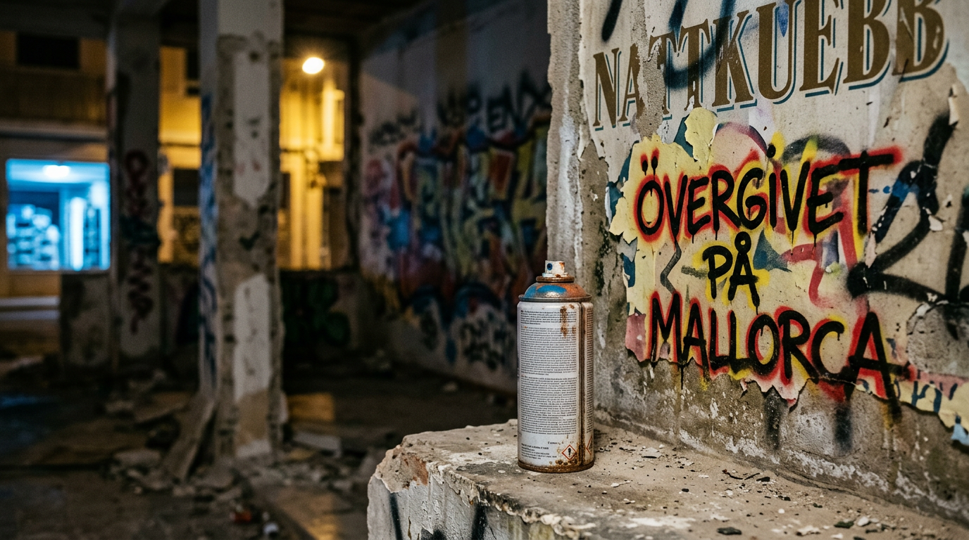 Övergivet diskotek på Mallorca drar till sig graffitimålare