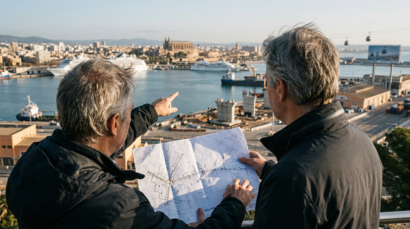 Palma får ny linbana över hamninloppet till 2029