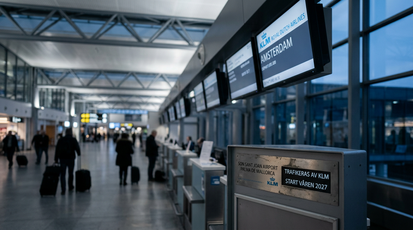 Palma får ny linje med Amsterdam, ökar turism