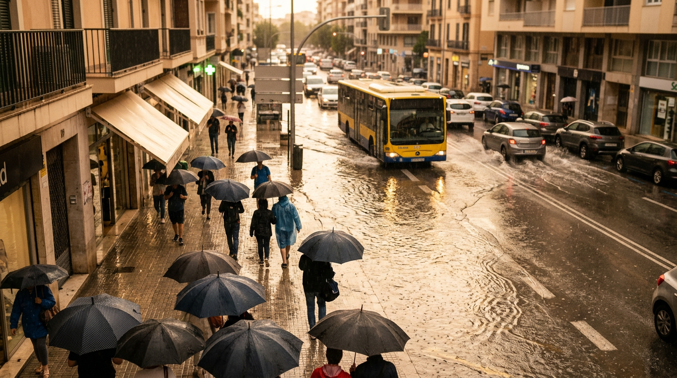 Palma får ny storregn efter ovanligt lång torrperiod