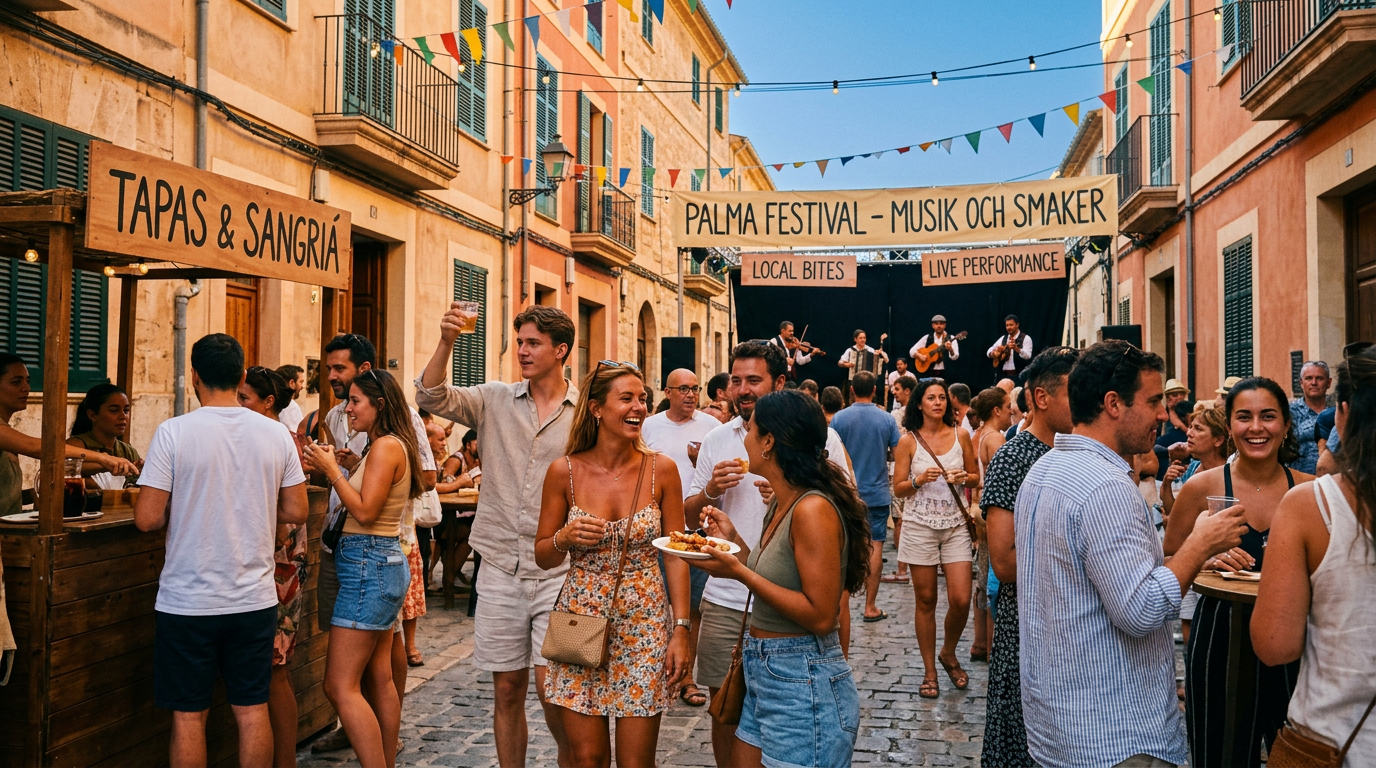 Palma festival: Musik och smaker lockar stora skaror
