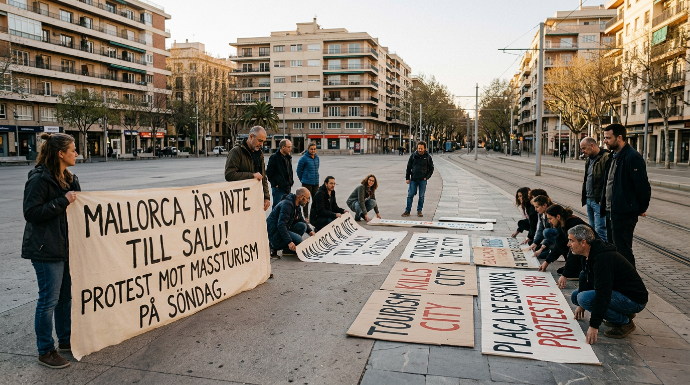 Palma förbereder stor protest mot masseturism