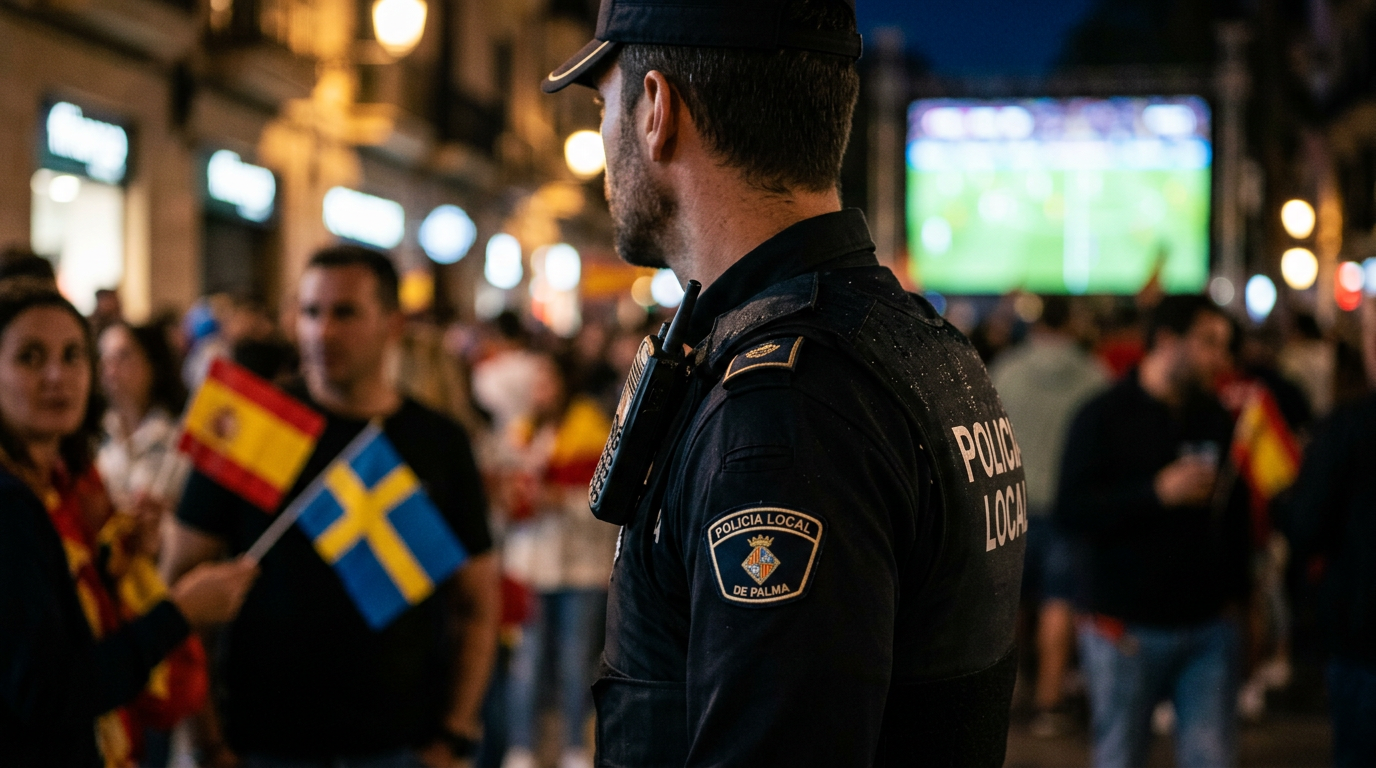 Palma förstärker säkerheten inför VM-finalen i fotboll
