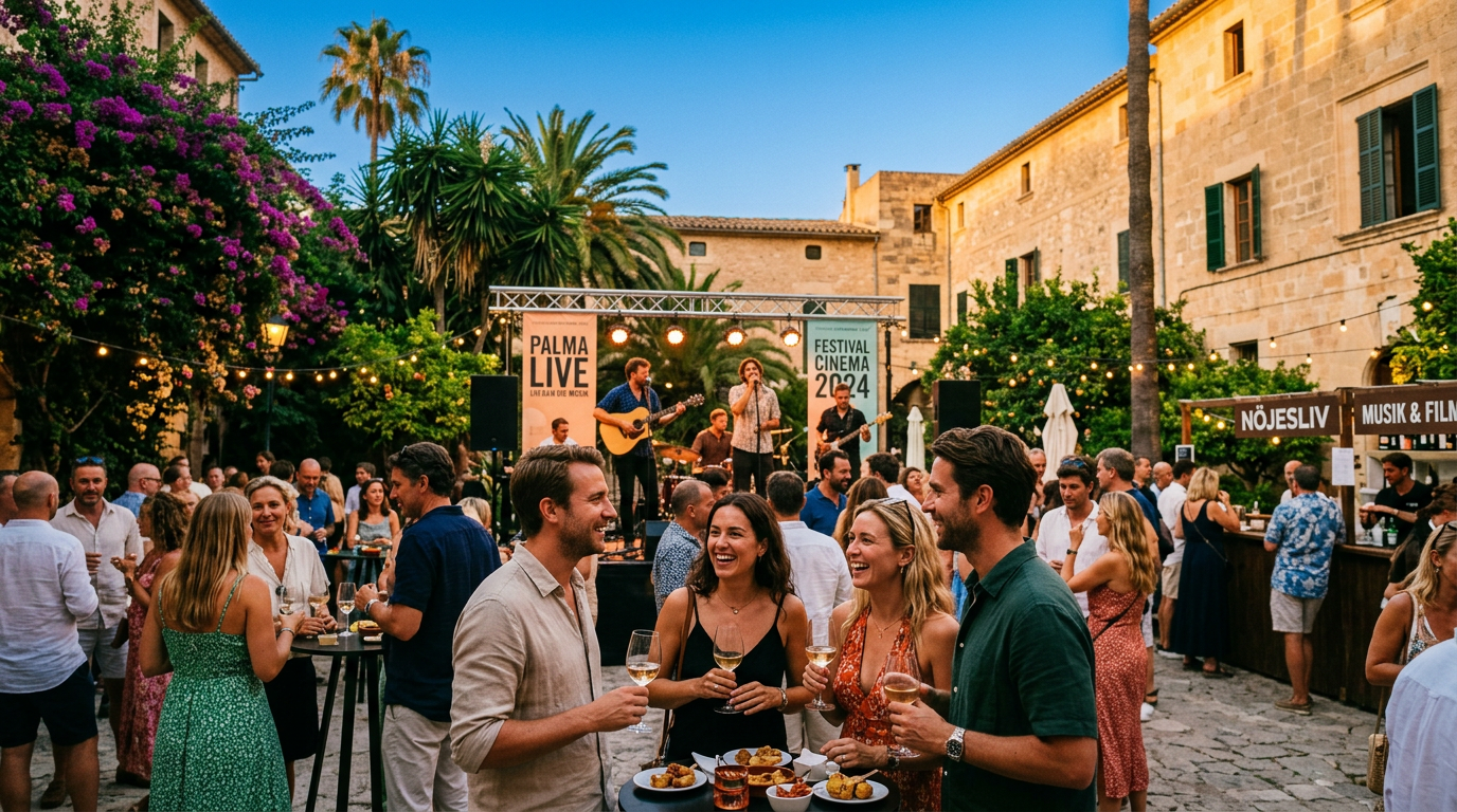 Palma har livligt nöjesliv med kändisglans och konserter