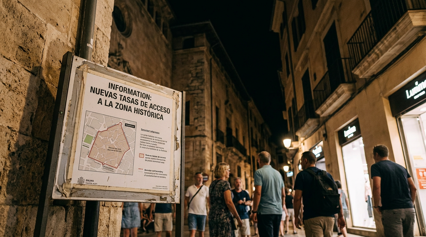 Palma inför nya avgifter för turister i Gamla stan