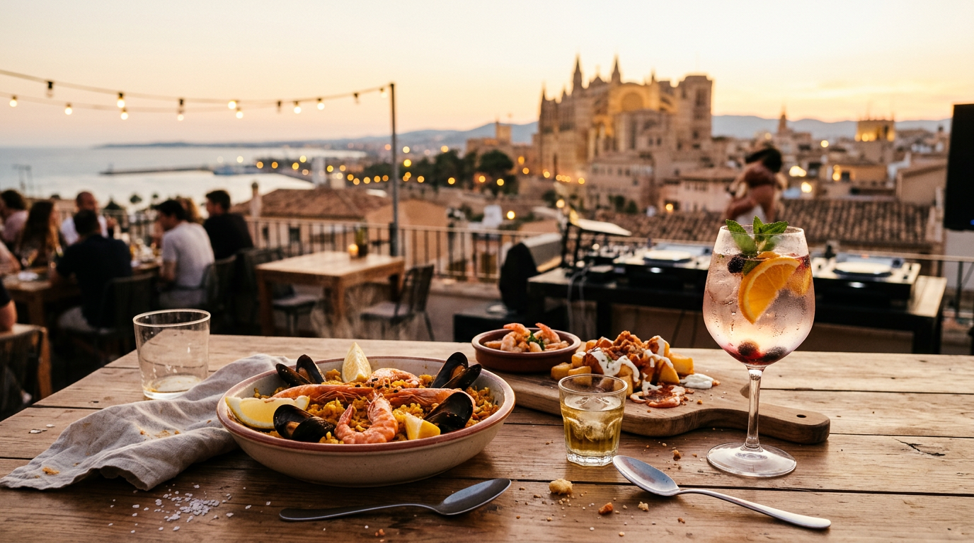 Palma nya koncept: Mat och fest på takterrasser i kväll