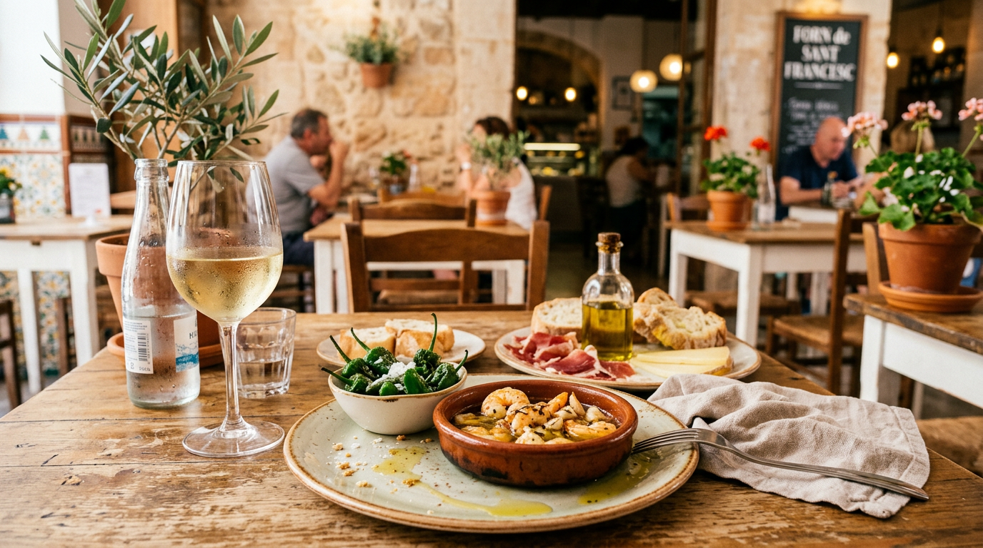 Palma nya matscen frodas med kaféer, vin och tapas