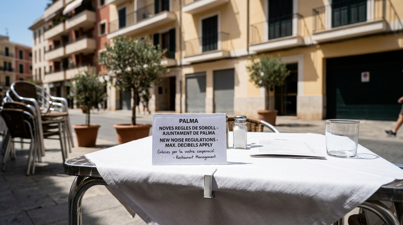 Palma: Nya regler för ljudnivåer påverkar uteserveringar