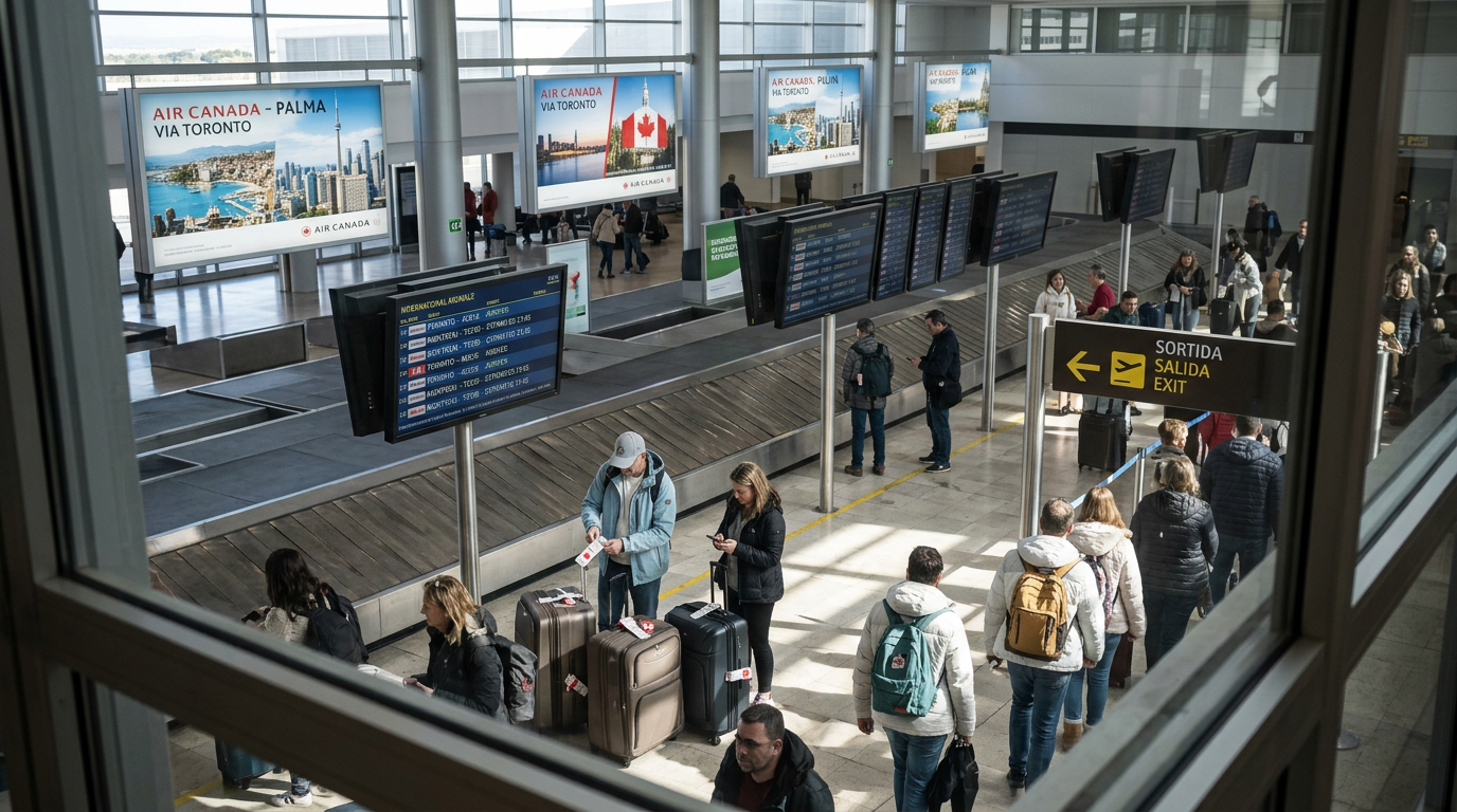Palma ser kraftig ökning av kanadensiska flygsökningar
