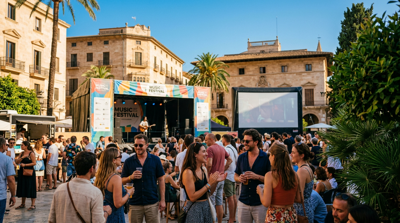 Palma sjuder av liv med film, konserter och kändisar