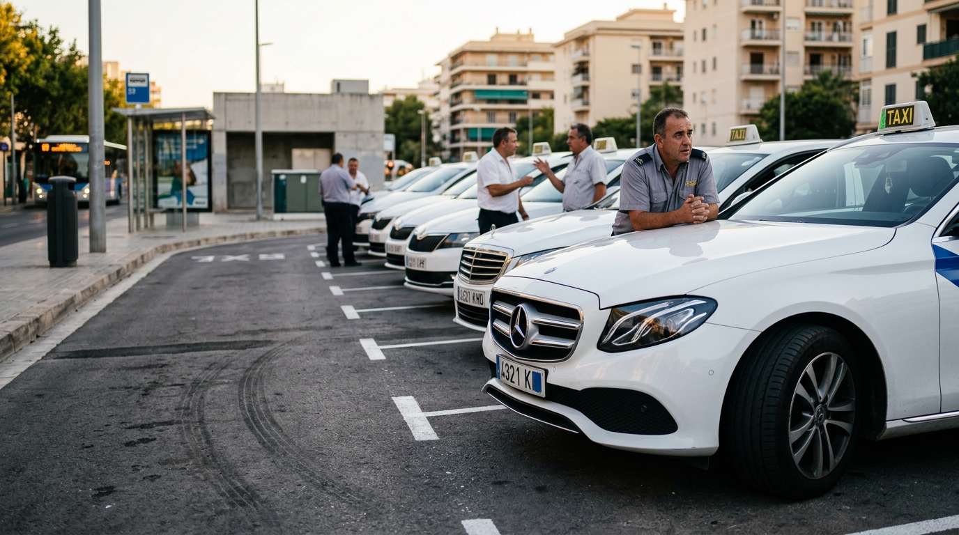 Palma taxihyllor oroar invånare inför turistsäsong
