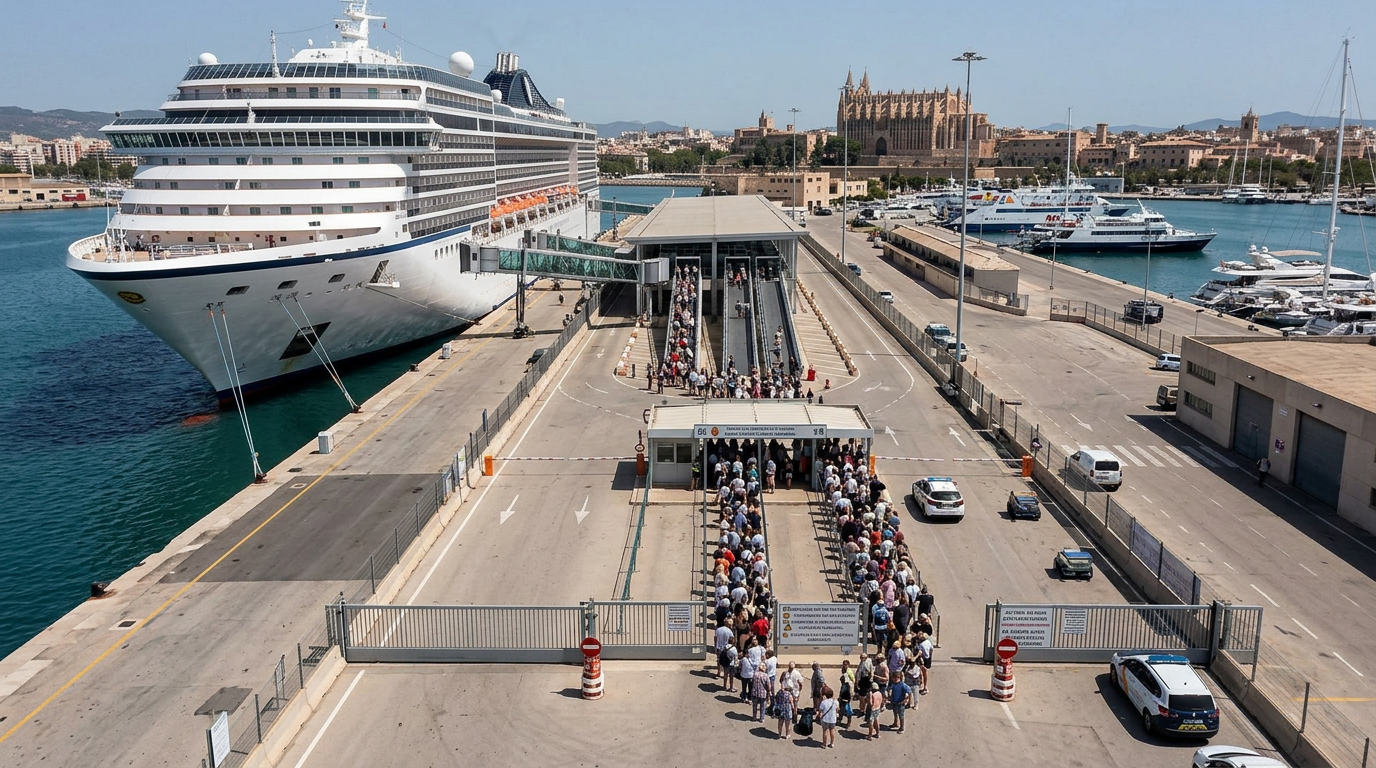 Palma taxor chockhöjs: Kryssningsgäster protesterar