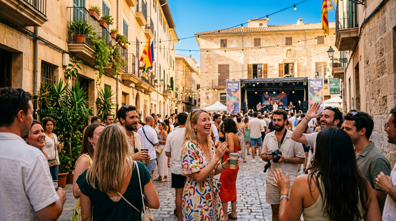 Palmas nöjesliv blomstrar: Kändisar och festivaler lockar