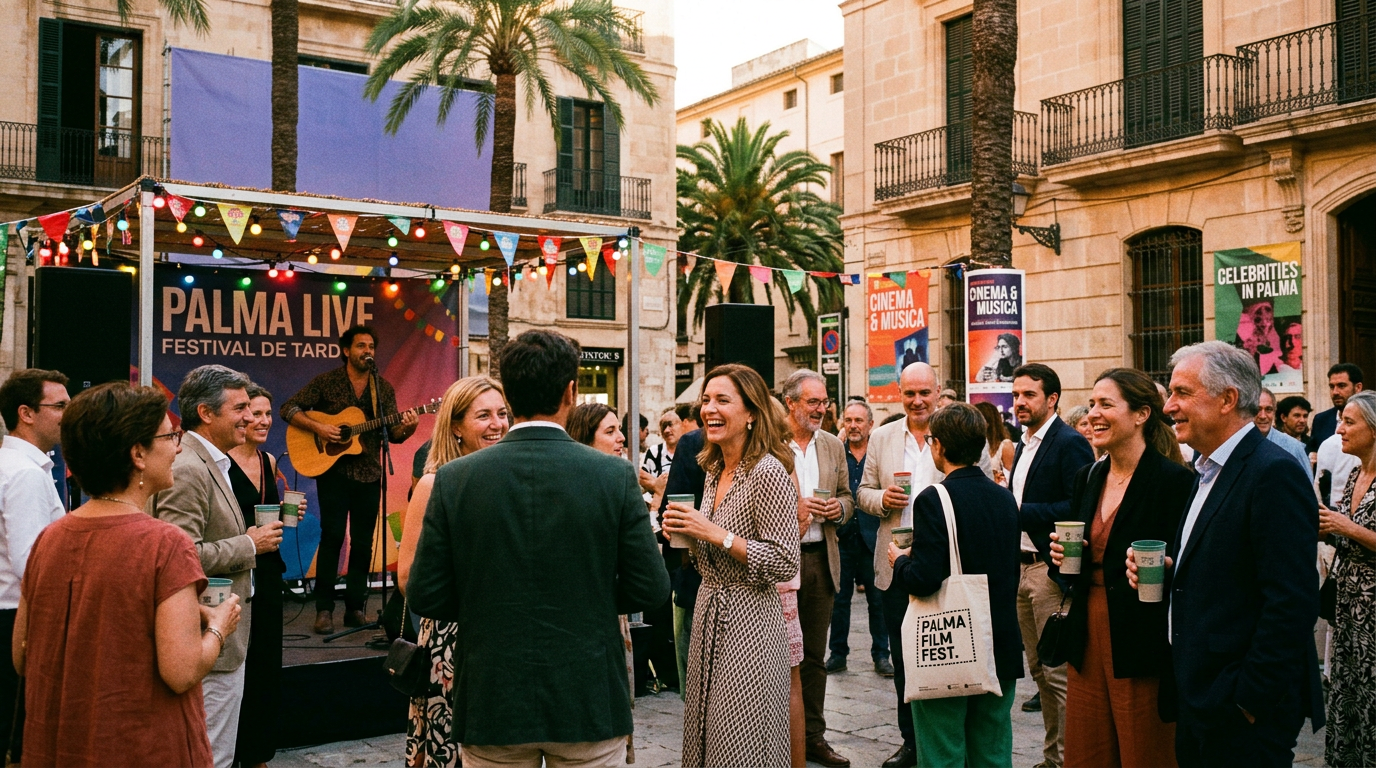 Palmas nöjesliv blomstrar med festivaler och kändisar