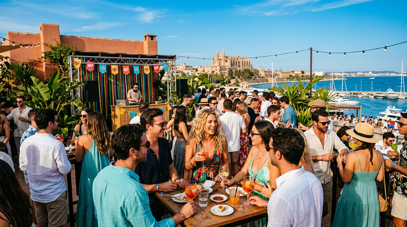 Palmas nöjesliv frodas med kändisfester och festivaler