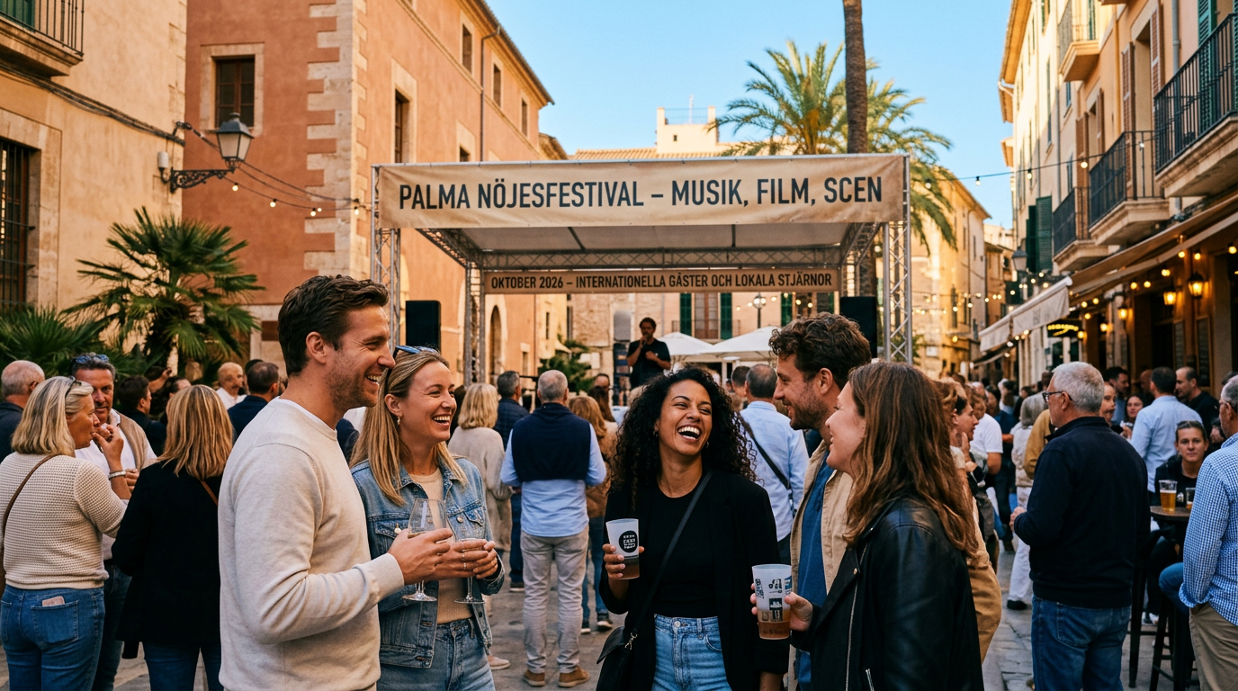Palmas nöjesliv växer med festivaler och kändisbesök