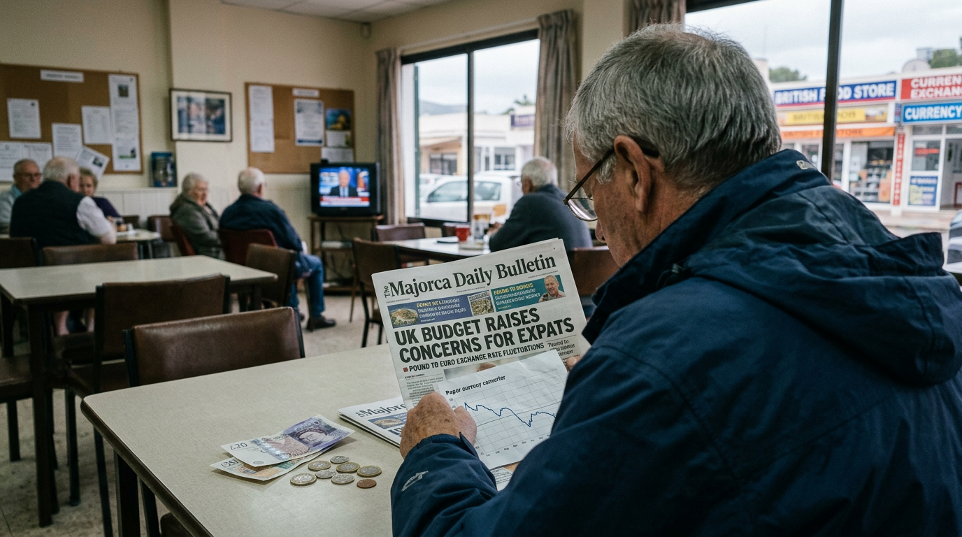 Pensionärer på Mallorca påverkas av Storbritanniens budget