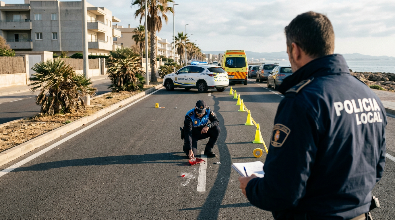 Polis bekräftar smitningsolycka med turist på Mallorca