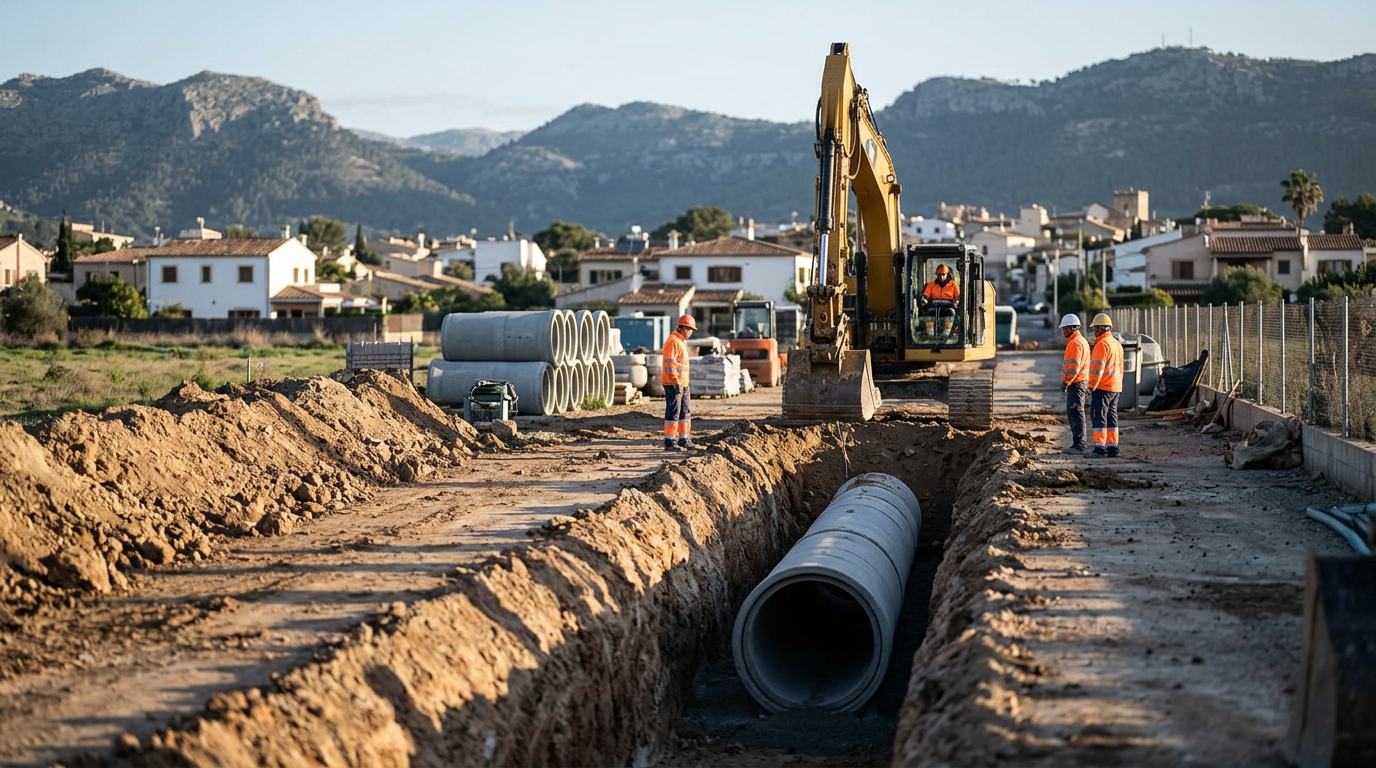 Pollensa satsar en miljon euro på nytt avloppssystem