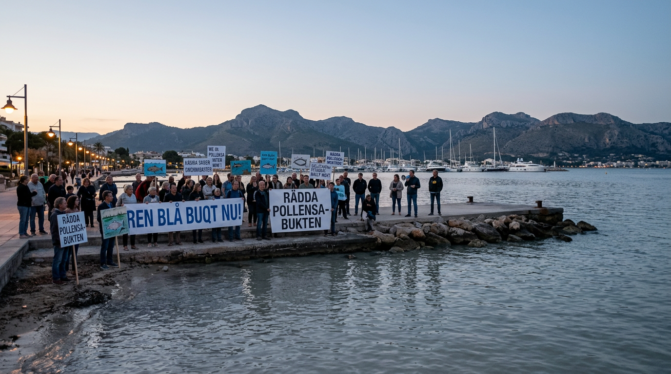 Puerto Pollensa: Lokalbefolkningen kräver bättre havskvalitet