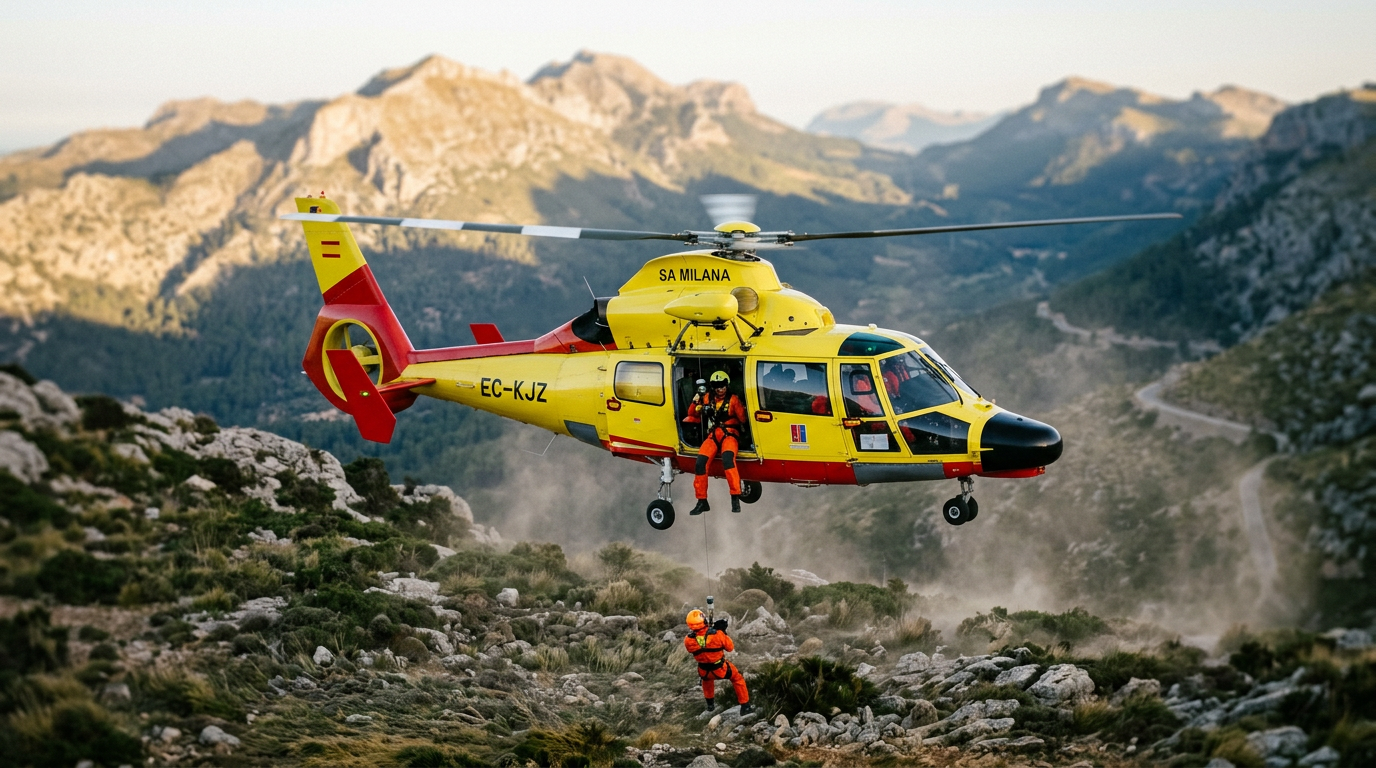 Räddningshelikopter utför 200 insatser på ett år