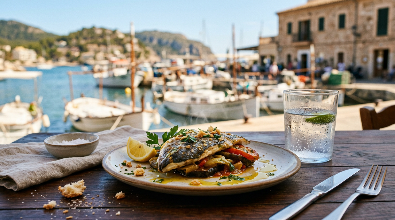 Restauranger i Port d'Andratx satsar på lokal färsk fisk