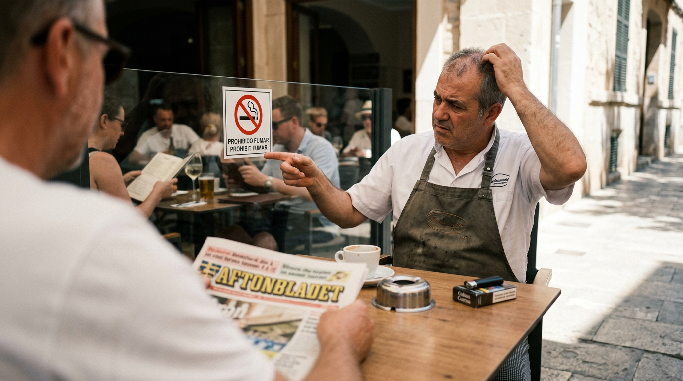 Restauranger rasar mot rökförbud på Mallorca