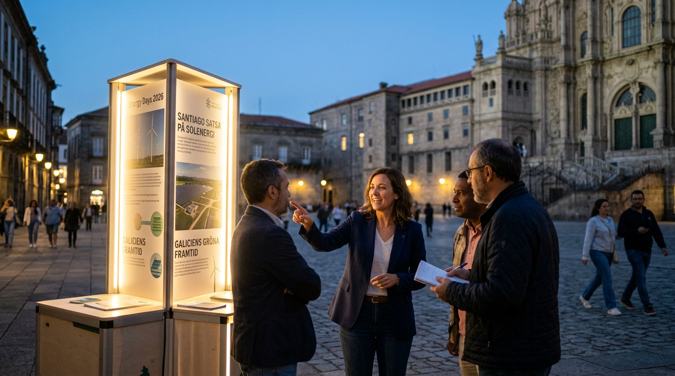 Santiago de Compostela satsar på förnybar energi