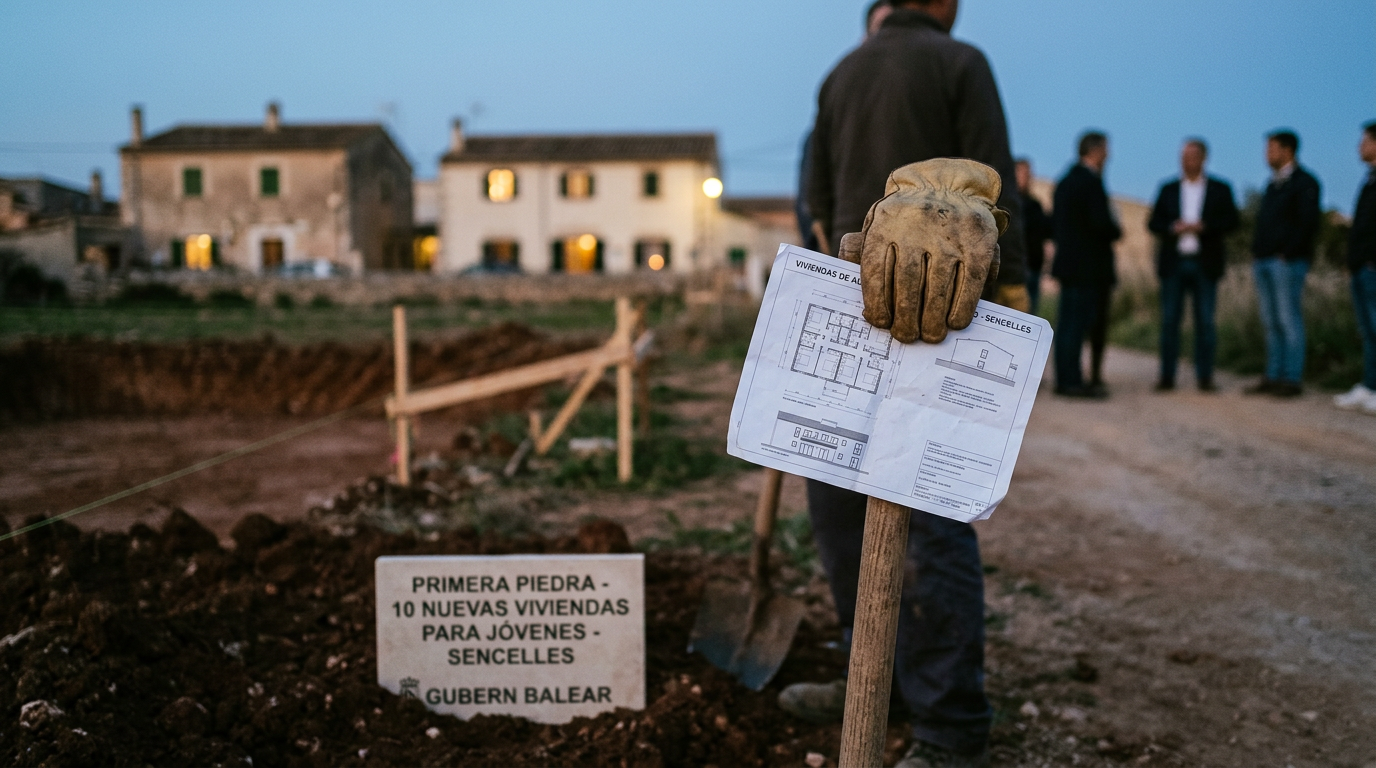 Sencelles bygger 10 nya bostäder för unga på Mallorca
