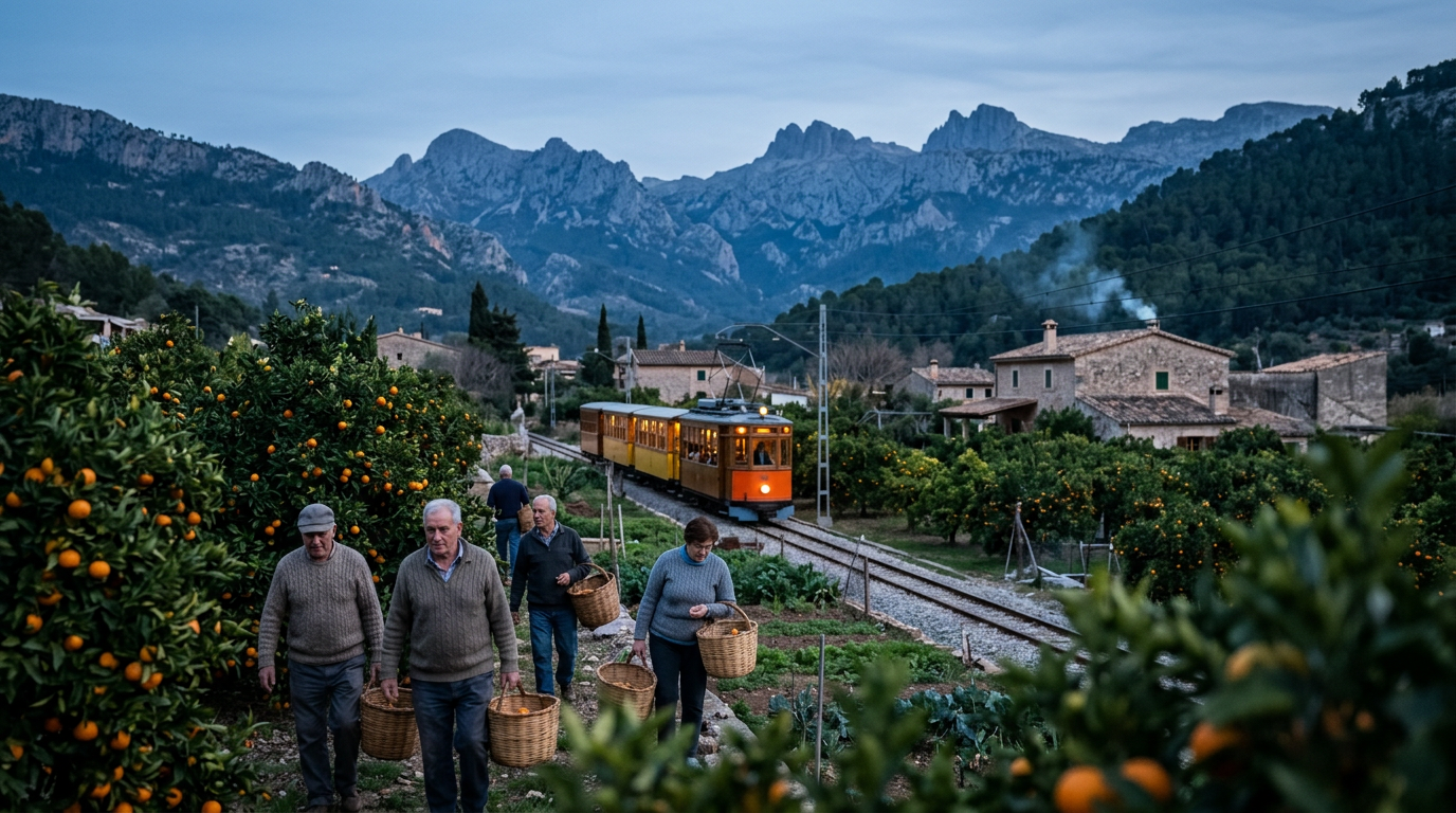 Sóller: Vardagsliv bland apelsinträd och bergstoppar