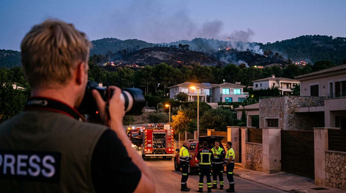 Son Vida: Brand nära lyxområdet nästan under kontroll