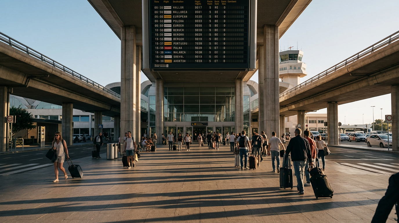 Spanien nådde 12 miljoner passagerare i augusti
