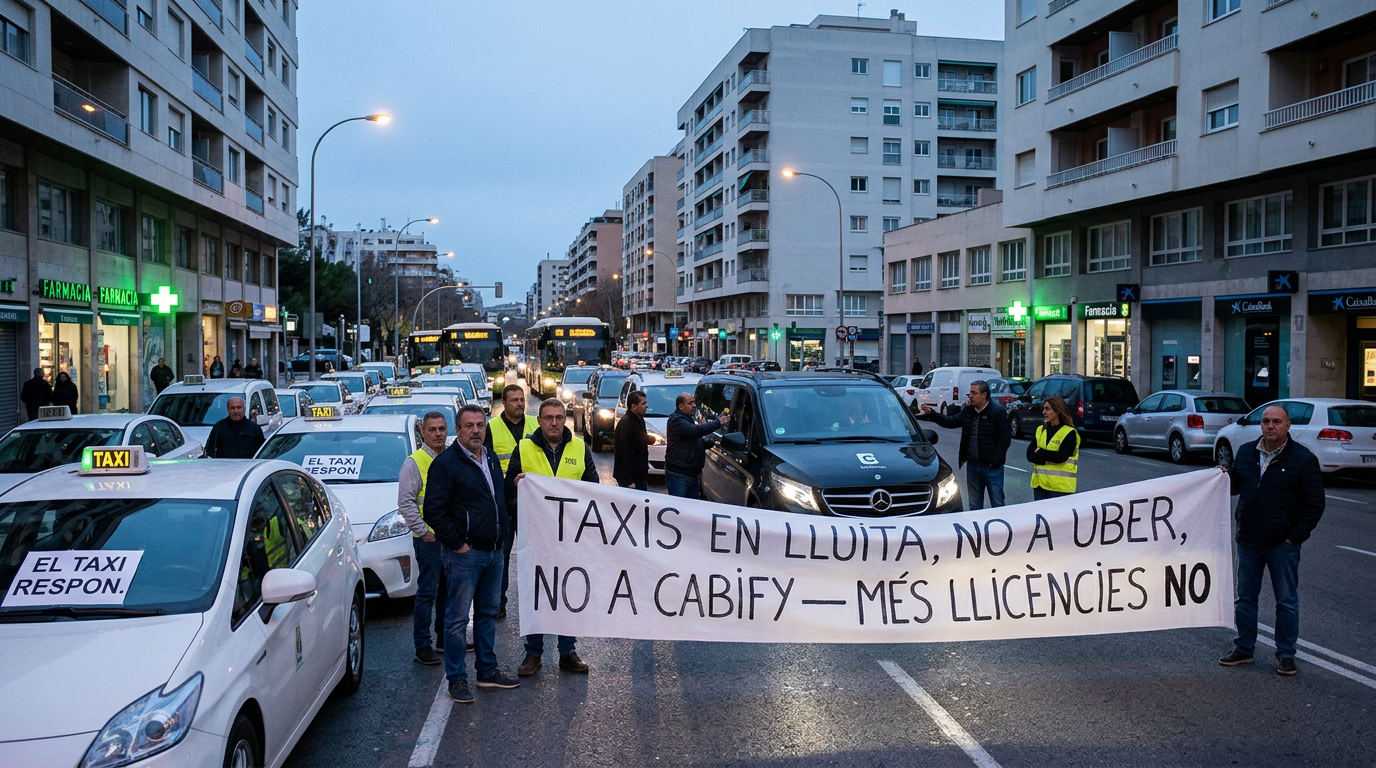 Strid om taxilicenser på Mallorca – Uber och Cabify möter hårt motstånd