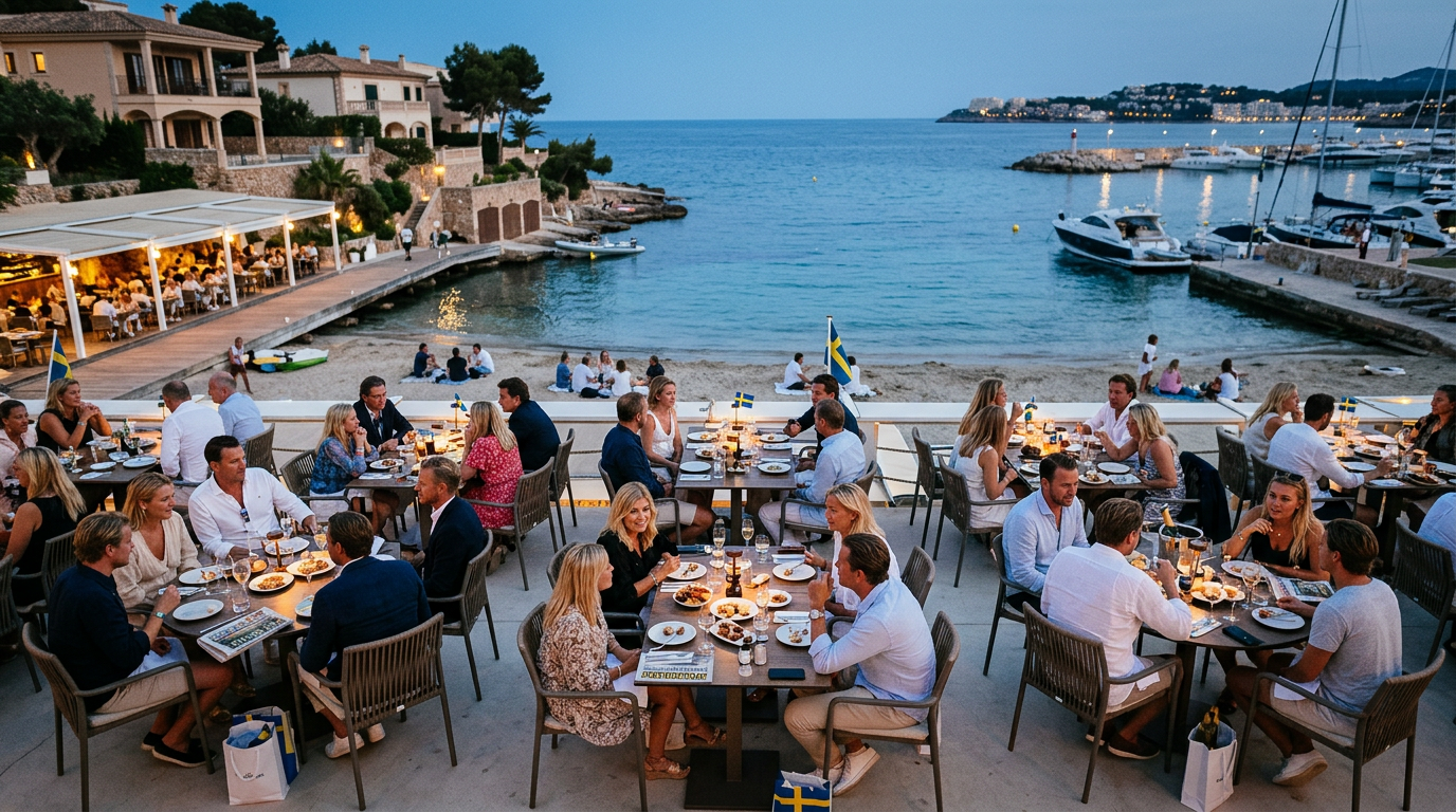 Svenskar på Mallorca: Kändisar trivs på soliga ön