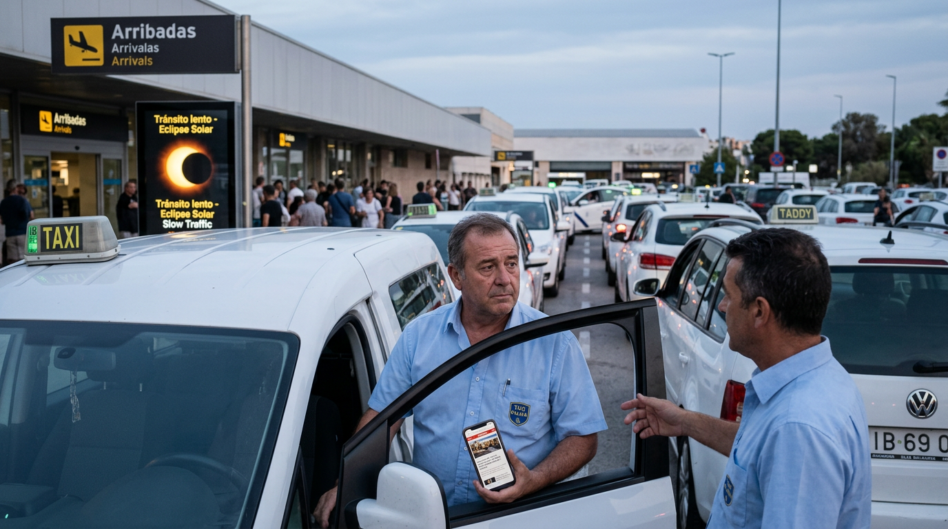 Taxi: Trafikkaos väntas på grund av solförmörkelse
