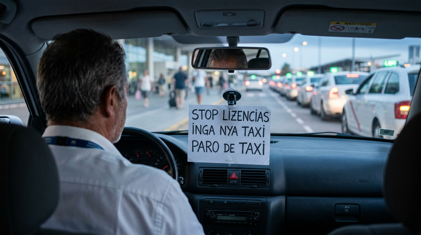 Taxichaufförer hotar med strejk – vill se stopp för nya taxilicenser