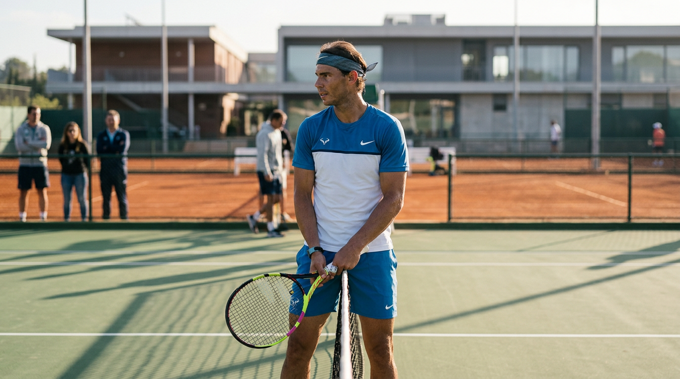 Tennisstjärnan Nadal åter på banan efter skadeuppehåll
