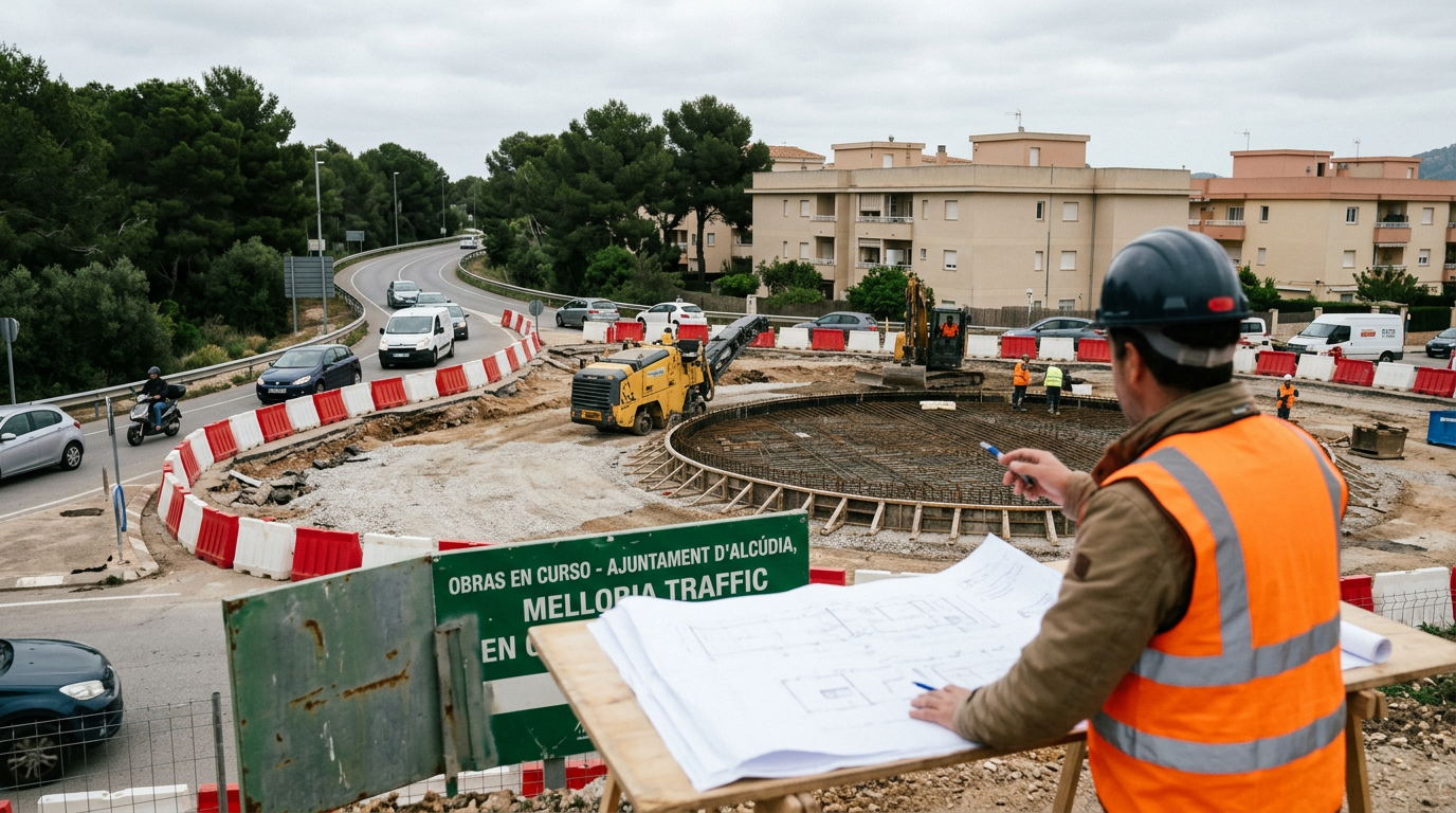 Trafik Alcúdia: Nya rondeller ska förbättra flödet