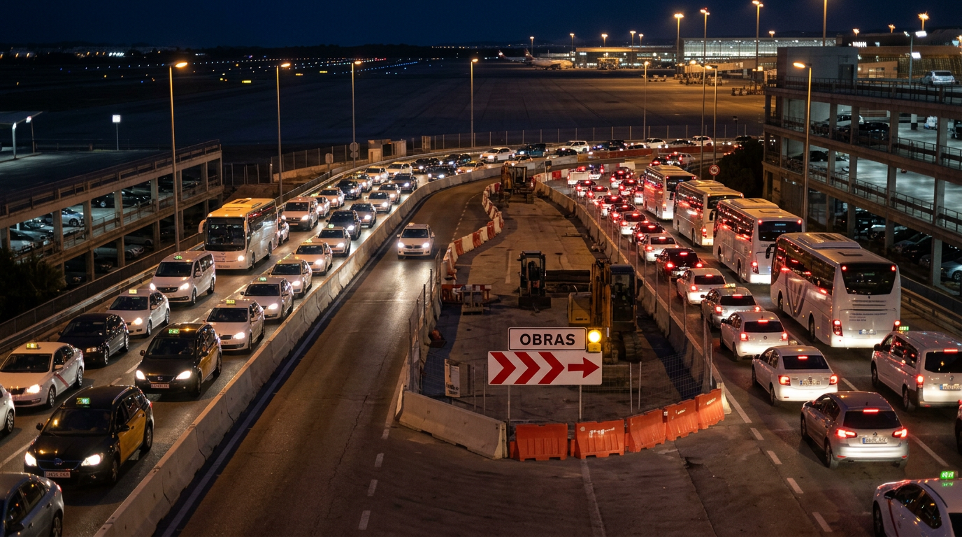 Trafik: Byggkaos vid Palma flygplats under högsäsong