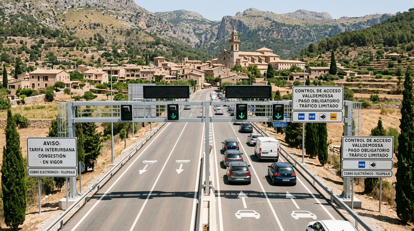 Trafik: Nya trängselavgifter införs runt Valldemossa