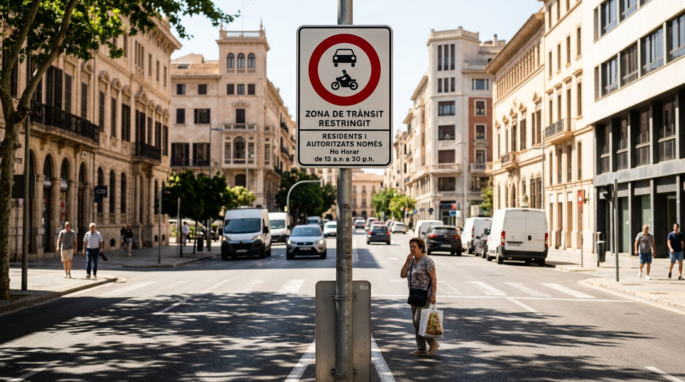 Trafik: Nya zoner införs mot överbeläggning i Palma