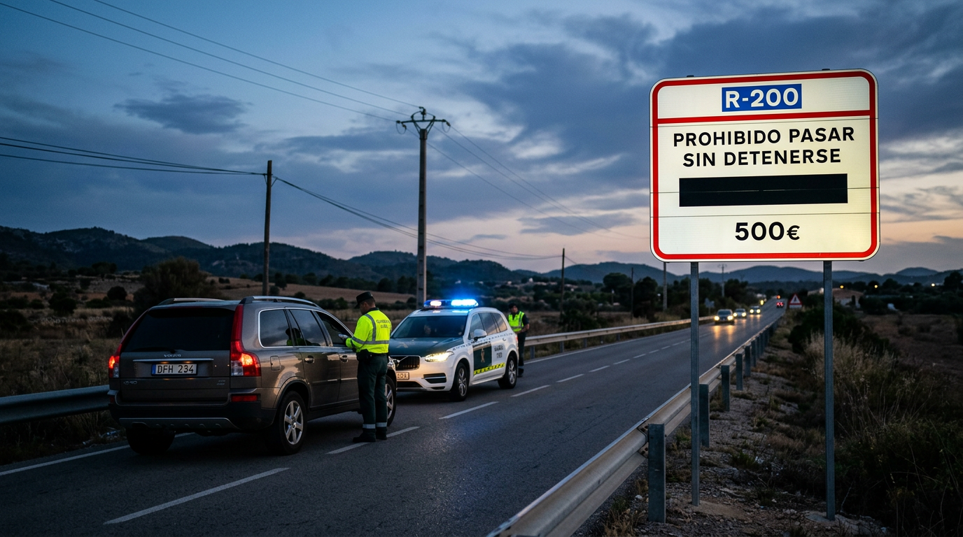 Trafikskylt R-200 kan ge 500 euro i böter på Mallorca