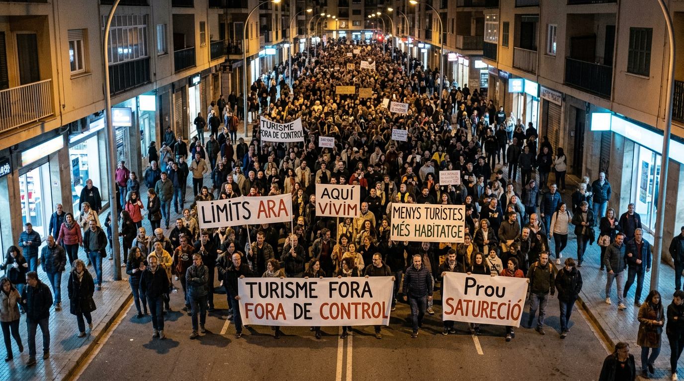 Turismgräns ”oundviklig” på Balearerna efter protester