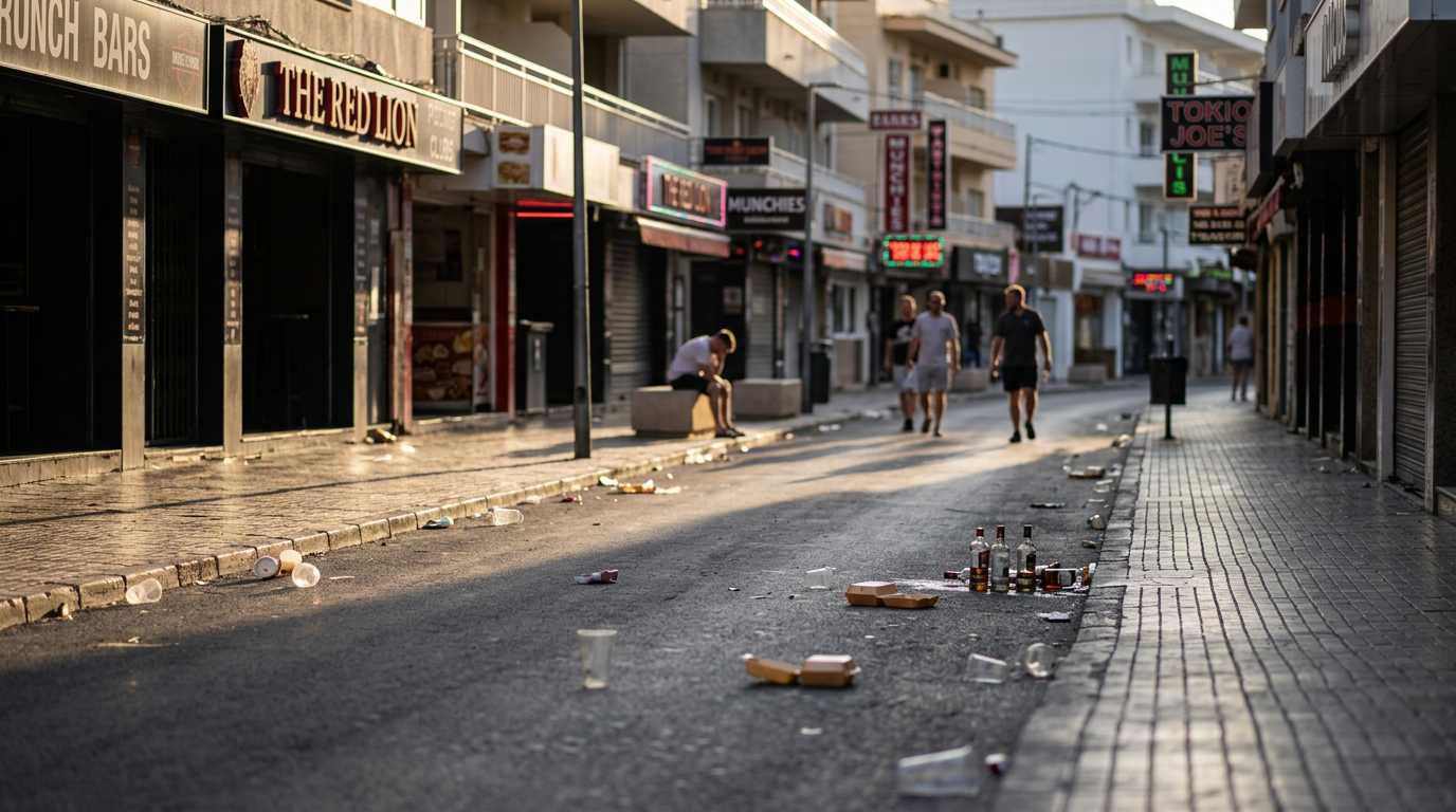 Turist kritiserar britters beteende i Magaluf