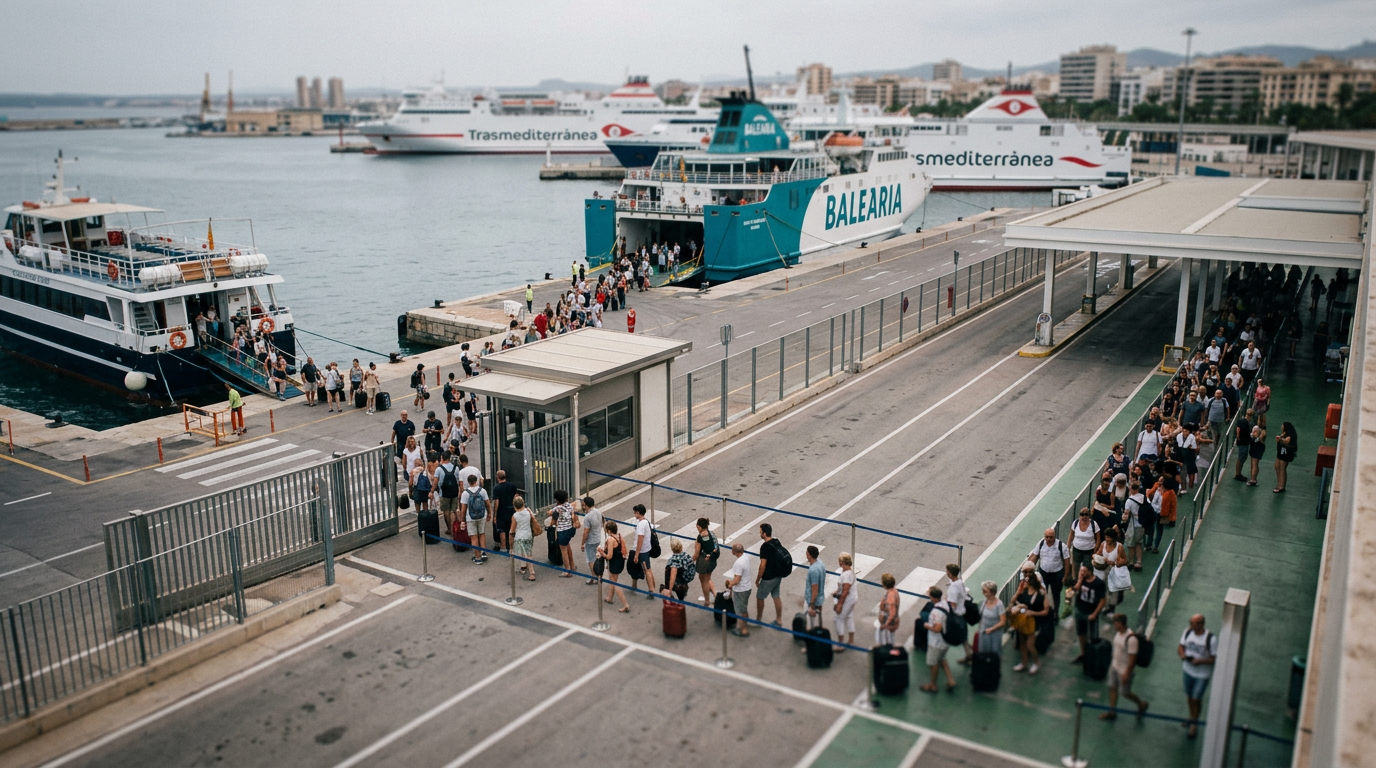 Turistsiffror för Mallorca minskar i juli månad
