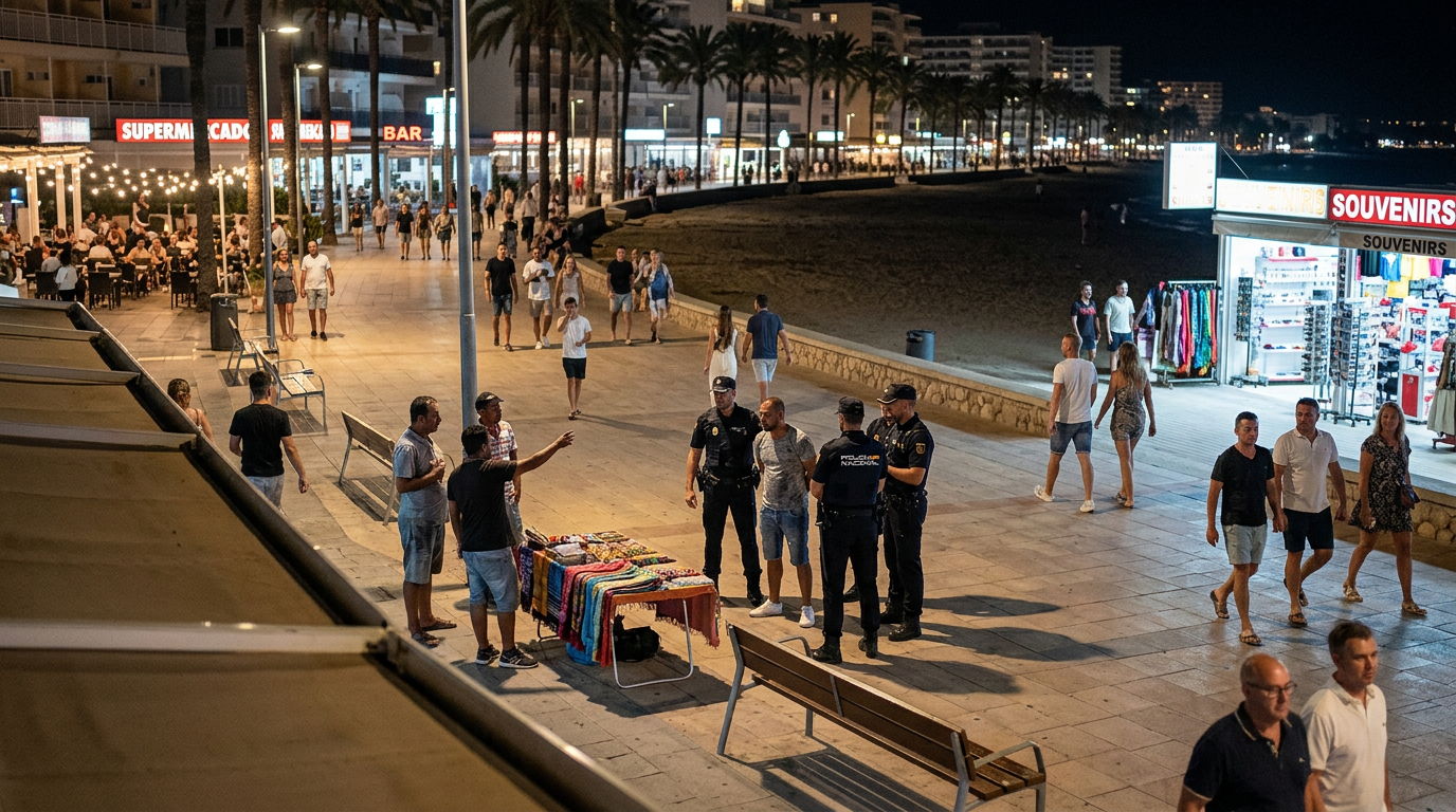 Två gripna efter våldsamheter på Playa de Palma