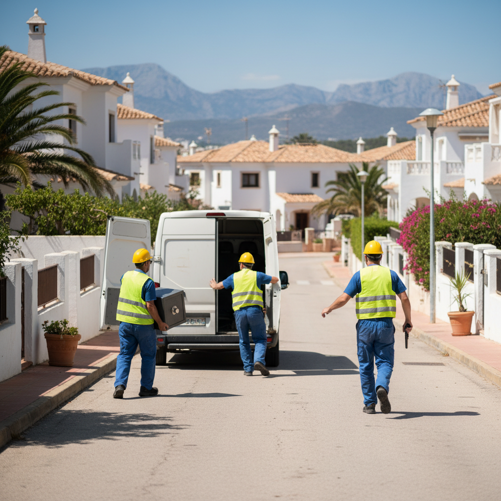 Utklädda till byggjobbare – tre gripna efter väpnat villarån i Palma