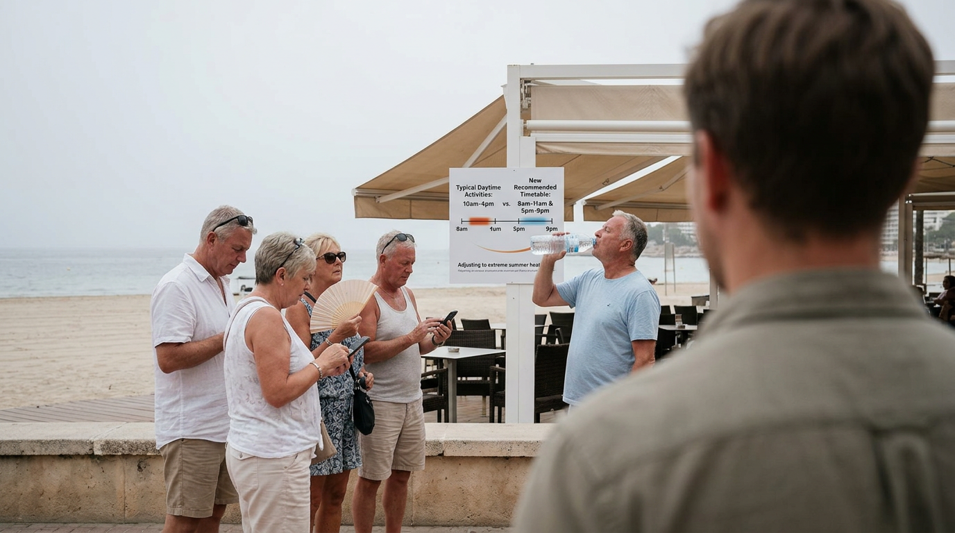 Väder: Extremhetta omformar brittisk turism på Mallorca