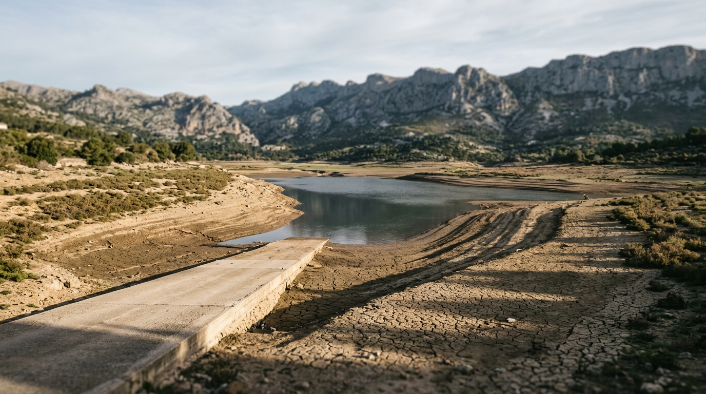 Vattenreserverna på Mallorca fylls inte av stormen